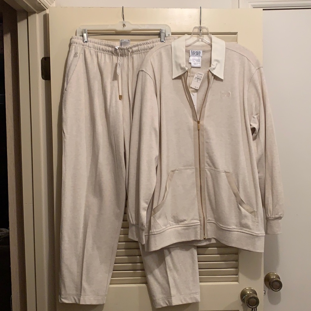 Escada Sport Sweatsuit and T- Shirt NWT